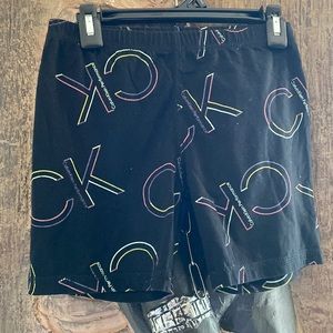 Gil’s Calvin Klein biker shorts